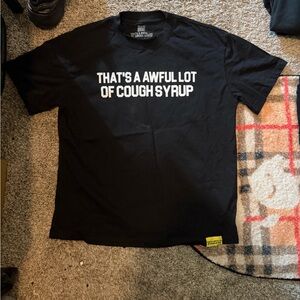 awful lot of cough syrup Black Graphic T-Shirt